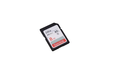 SanDisk Ultra 8GB, Class 40 MB/s - SDHC UHS-I Card with protective case - Image 1 of 3