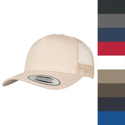 Flexfit 5-Panel Retro Trucker Cap 6506 Kappe NEU