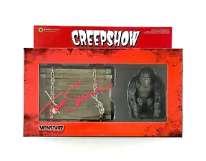 Creepshow Tom Savini signierte flauschige Kiste Monsterz Actionfigur JSA bezeugt 🙂 - Bild 1 von 5