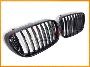 Gloss Black Front Hood Kidney Grill Grille For 2016-2018 BMW G11 740i 750i - Picture 1 of 2
