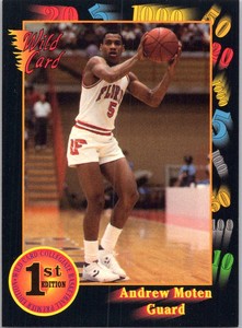 1991 Wild Card #107 Andrew Moten Near Mint