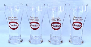Federal Glass - GUNTHER - GET IN THE GOLDEN MOOD - (4) 5 3/4" GLASS SHAMS - Picture 1 of 4