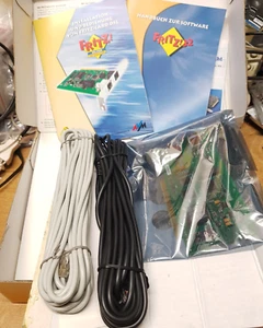 AVM FRITZ Card DSL ISDN PCI AVM-Nr. 20001603 inkl. 2x Kabel je 6m Neuwert. #4846 - Bild 1 von 5