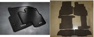 Mazda CX-9 2016-2023 alfombrillas delanteras y traseras para todo tipo de clima con asientos de banco de fila media - Imagen 1 de 3