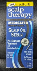 Sulfur 8 scalp therapy Medicated Dandruff Control Scalp Oil Serum 2.75oz Dry New - Picture 1 of 2