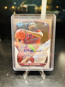 2022-23 BOWMAN UNIVERSITY CHROME 1ST POSH ALEXANDER #64 AUTO ST. JOHNS