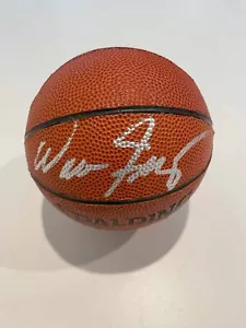 New York Knicks HOF Walt Frazier Signed Mini Basketball COA - Picture 1 of 1