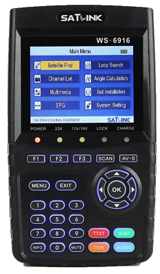 SatLink WS-6916 DVB-S/S2 HD Satellite Finder - Image 1 of 4