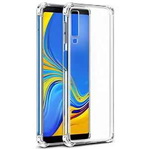 Funda transparente para teléfono Samsung Galaxy A7 2018 a prueba de golpes cubierta delgada Reino Unido - Imagen 1 de 9