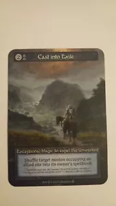 Cast Into Exile NM/M Sorcery Contested Realm Arthurian Legends Sorcery TCG - Picture 1 of 2