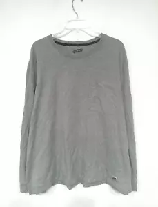 Duluth Trading Mens 40 Grit Long Sleeve T-Shirt with Pocket Size 2XL Gray Jersey - Picture 1 of 7