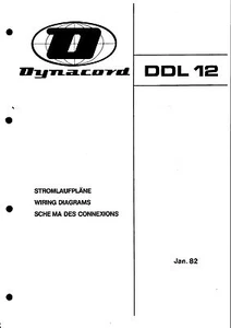 Dynacord Service Schaltplan für DDL 12 Copy - Picture 1 of 1