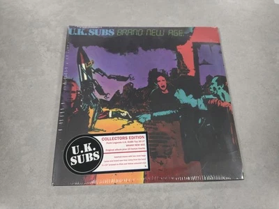 UK SUBS - BRAND NEW AGE  2 X 10" Colour Yellow Pink Punk  VINYL LP NEW Sealed  - Image 1 of 4