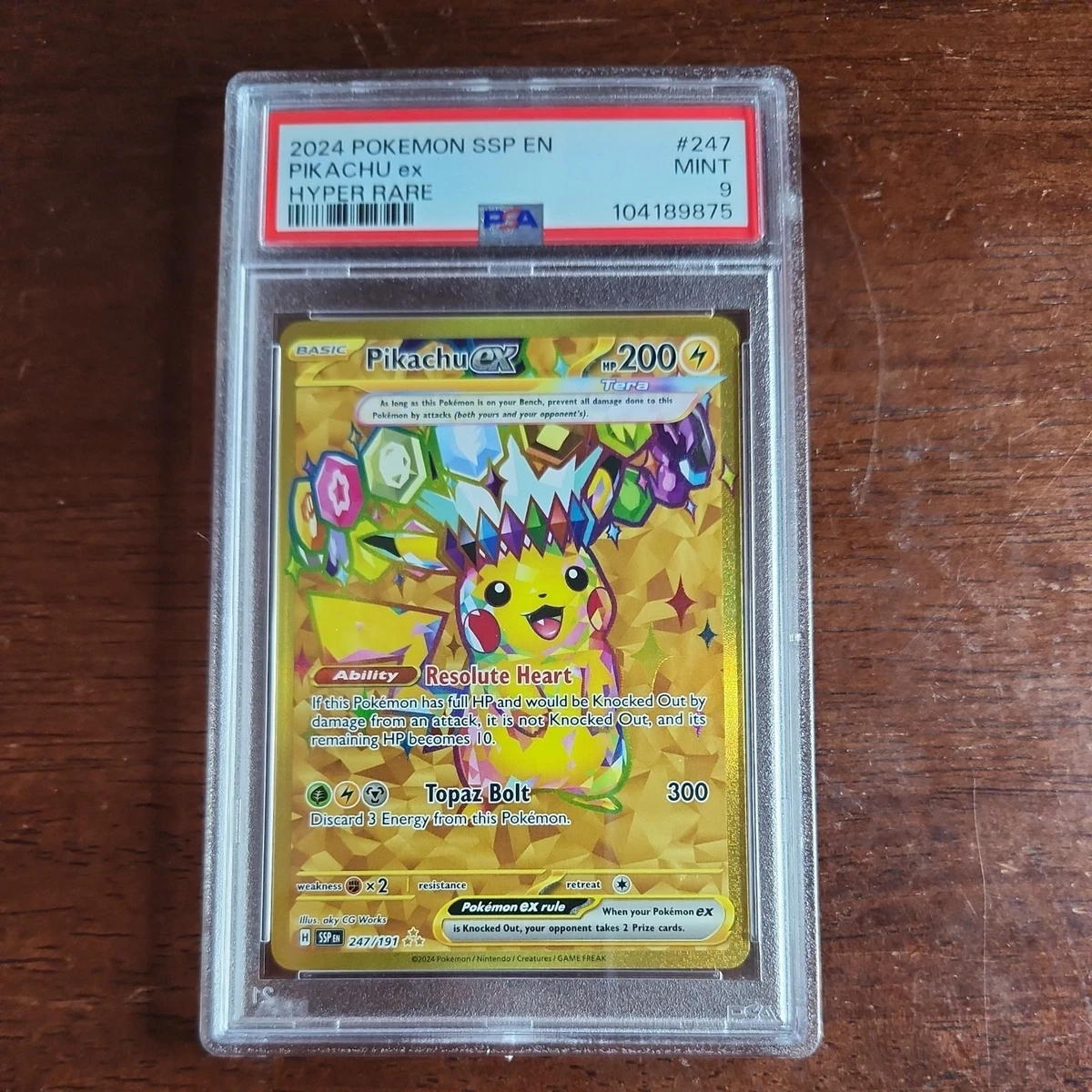 ポケモンカード Pikachu ex GEM MINT 10 PSA10 PSA 10 GEM MINT Japanese Pokemon 2024 PIKACHU EX 038/175
