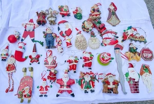 Vintage Weihnachtsschmuck Konvolut 40 Teile - Bild 1 von 7