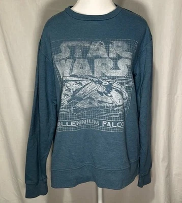 Sudadera Star Wars Halcón Milenario Cuello Redondo Para Hombre Pequeña Película Ciencia Ficción Vader Foto 1 de 4