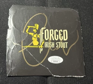 Conor McGregor Signed Autograph Cut JSA COA UFC Notorious Forged Irish Stout - Picture 1 of 2