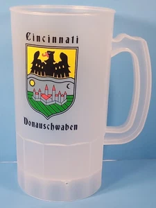 Cincinnati Donauschwaben Kunststoff Bierkrug Tasse 7" hoch - Bild 1 von 5