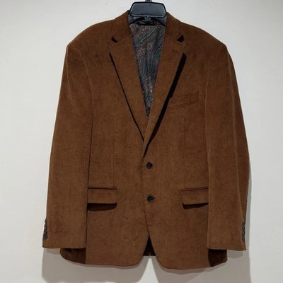 Abrigo Blazer Deportivo Lauren Ralph Lauren Para Hombres Pana 42R Marrón Óxido Otoño Grapa Foto 1 de 4