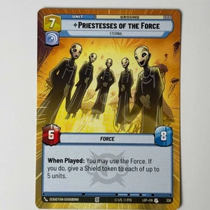 STAR WARS UNLIMITED : PRIESTESS OF THE FORCE LOF 336 HYPERSPACE ANGLAIS NEUF - Imagen 1 de 2