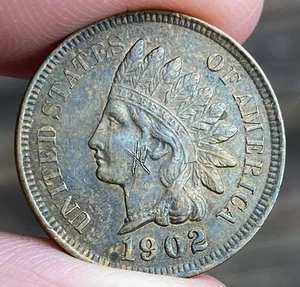 1902 INDIAN HEAD Cent VERY NICE - FULL LIBERTY - 4 DIAMONDS - (HIGH GRADE) e391 - Picture 1 of 2