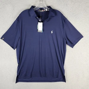 Ralph Lauren Poloshirt Herren Large Wicking Performance Kurzarm High Low Schlitz - Bild 1 von 11