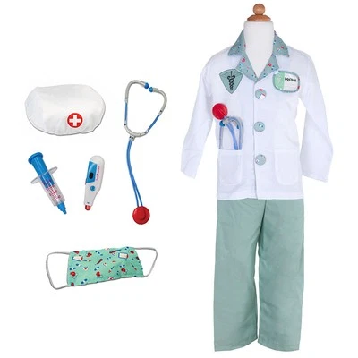 GREAT PRETENDERS ARZT DOKTOR KOSTÜM JUNGE # Karneval Fasching Kinder Spiele Set Chirurg 5-6 Jahre