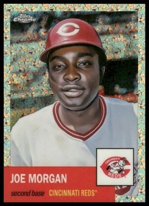 2022 Topps Chrome Plat Anniv #153 Joe Morgan Rose Gold Mini-Diamond Refr #/75 - Picture 1 of 2