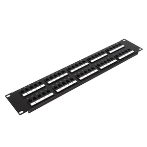 CAT3 50 Ports Network Patch Panel Plug And Play RJ11 Network Patch Panel For NEW - Afbeelding 1 van 12