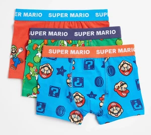 Boys Size  3 - 4  SUPER MARIO  pack of 3  trunks NEW 160 - Picture 1 of 2