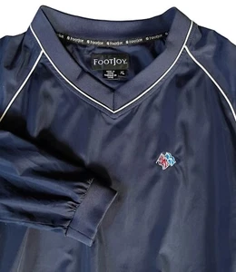 Footjoy Golf Jacket Mens XL Rain/Windbreaker Long Sleeve Frederica Golf Club - Picture 1 of 5