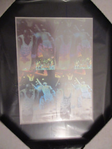 Michael Jordan 1991-92 Upper Deck AW1 Uncut Card Sheet UDA Frame Hologram, Box