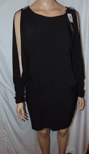 Damenkleid Größe 20W Betsy & Adam schwarz kaltschulter $ 179,00 - Bild 1 von 5