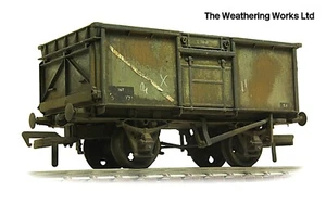 Boxed Bachmann 16t BR Grey Steel mineral / coal wagon *PRO WEATHERED LOOK* - Picture 1 of 1