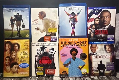 Blu Ray DVD Lot Michael Jackson No. 1 Ladies Detective Agency Django Unchained - Image 1 of 3