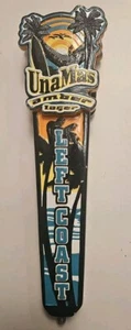 Left Coast Brewing Co "UnaMas Amber Lager" Beer Tap Handle CA - Picture 1 of 4