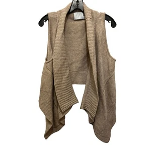 Michael Stas Wool Cashmere Open Front Asymmetrical Cardigan - Picture 1 of 11