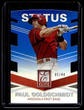 2015 Panini Elite Status Die Cut Blue RARE! Paul Goldschmidt 05/44 Arizona