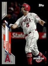 2020 Topps Opening Day Albert Pujols   44 Los Angeles Angels