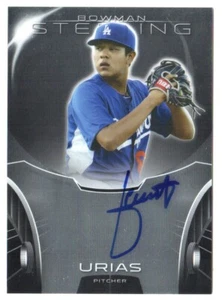 Julio Urias DODGERS 2013 Bowman Sterling Auto handsigniert signed Rookie Card Rc - Bild 1 von 2