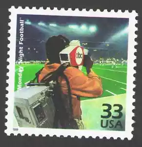 US. 3189l. 33c. "Monday Night Football". Celebrate The Century. MNH. 1999 - Bild 1 von 2