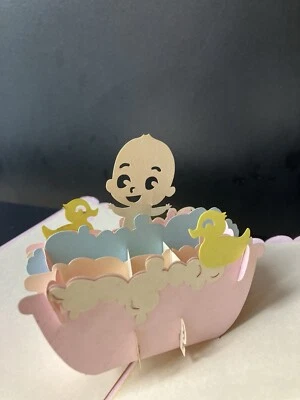 Tarjeta emergente 3D para bebé recién nacido Foto 1 de 4