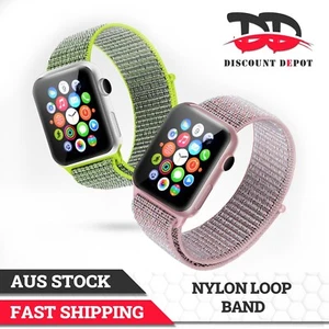 For Apple Watch Braided Solo Loop Band 38/40/41/42/44/45 iWatch 7/6/5/4/3/2/1/SE - Picture 1 of 48