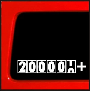 Conexión de pegatinas | 200.000 + millas | Calcomanía de parachoques coche camión diésel 200 k importación - Imagen 1 de 7