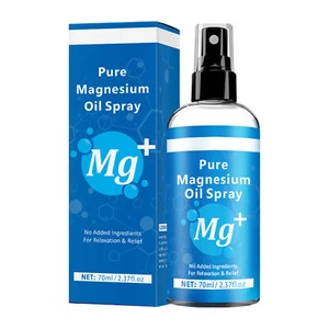 Spray de aceite de magnesio 100 % puro 70 ml, menos picazón, aceite de magnesio tópico para pies - Imagen 1 de 12