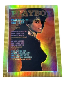 Playboy Chromium Cover Card Refractor 10/12 - RENEE TENISON - JUNE 1990 - R 293 - Picture 1 of 3