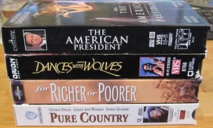 4 VHS movies PG-13/PG Comedy Drama Family - Bild 1 von 3