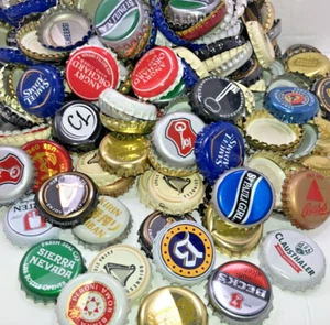 Beer Bottle Caps Mixed Lot Great For Crafts 1 Pound - Picture 1 of 8