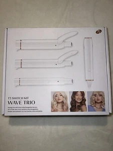 t3 switch kit wave trio styling iron with three interchangeable barrels NEW  - Picture 1 of 5