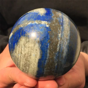 1.36LB Natural Lapis lazuli Ball Reiki Quartz Crystal Sphere Heal Gift XQ2496 - Picture 1 of 13